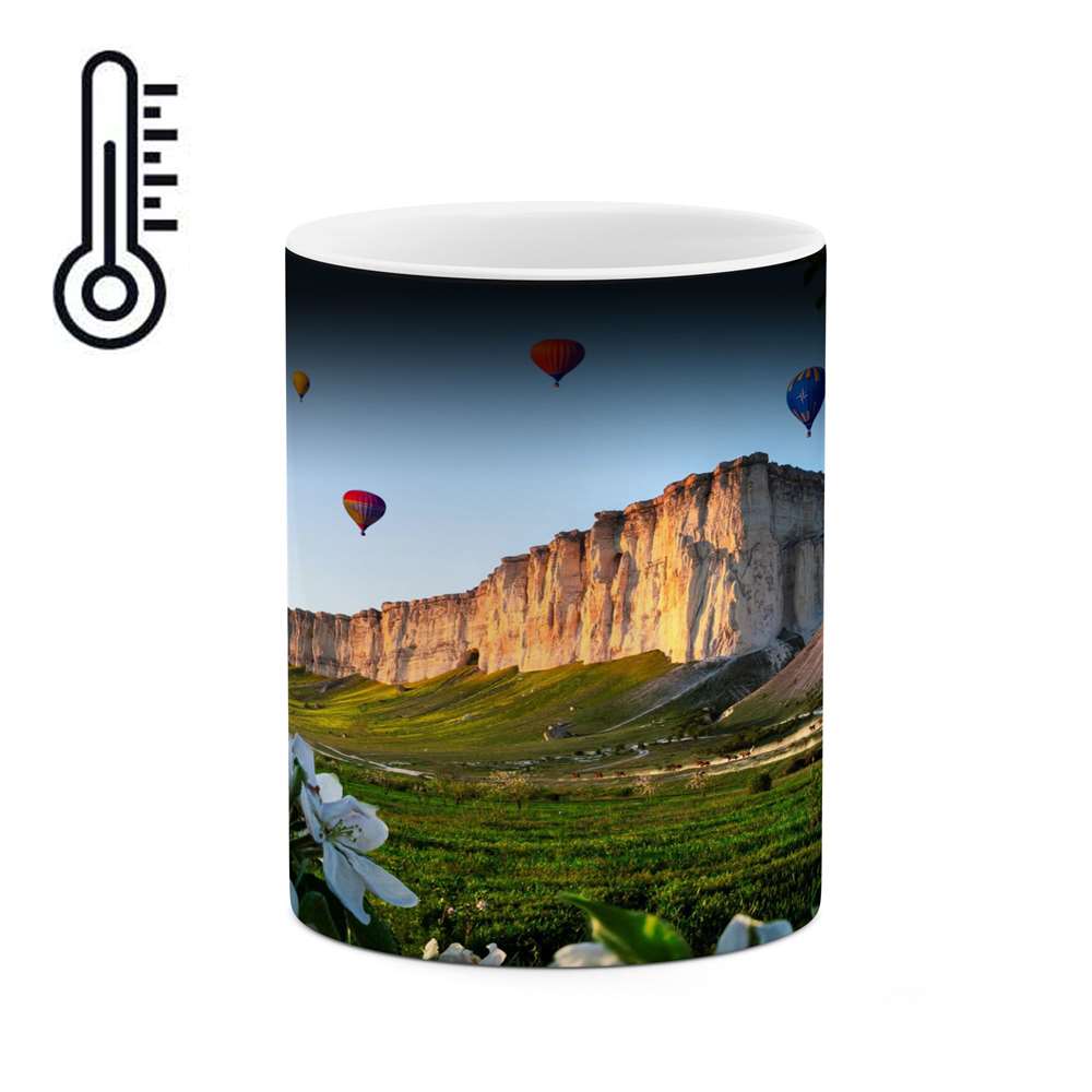 ماگ حرارتی کاکتی طرح منظره مدل mgh16404