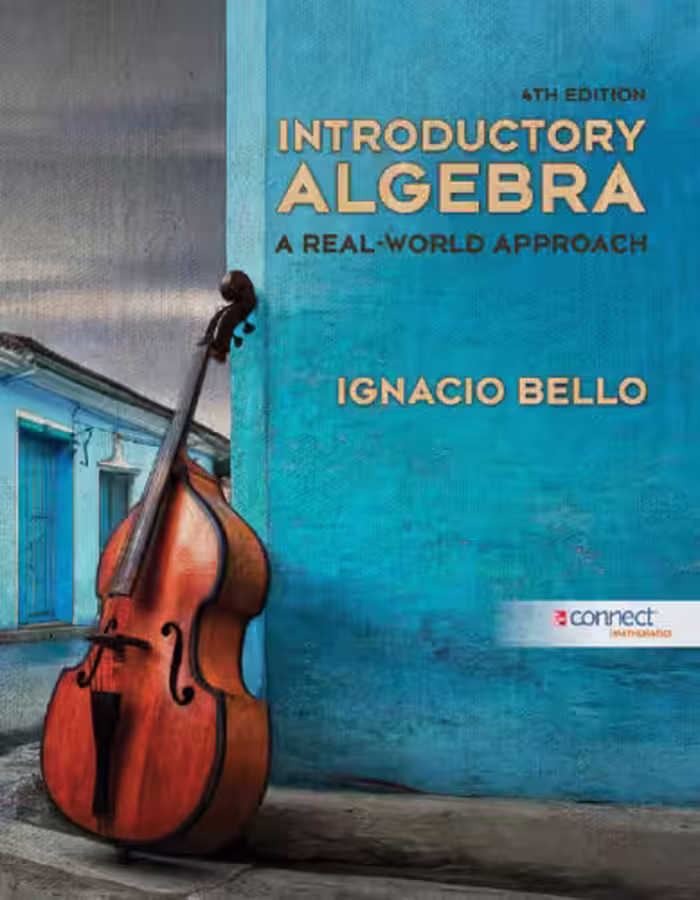 خرید و دانلود نسخه کامل کتاب Introductory Algebra: A Real World Approach, 4th Edition