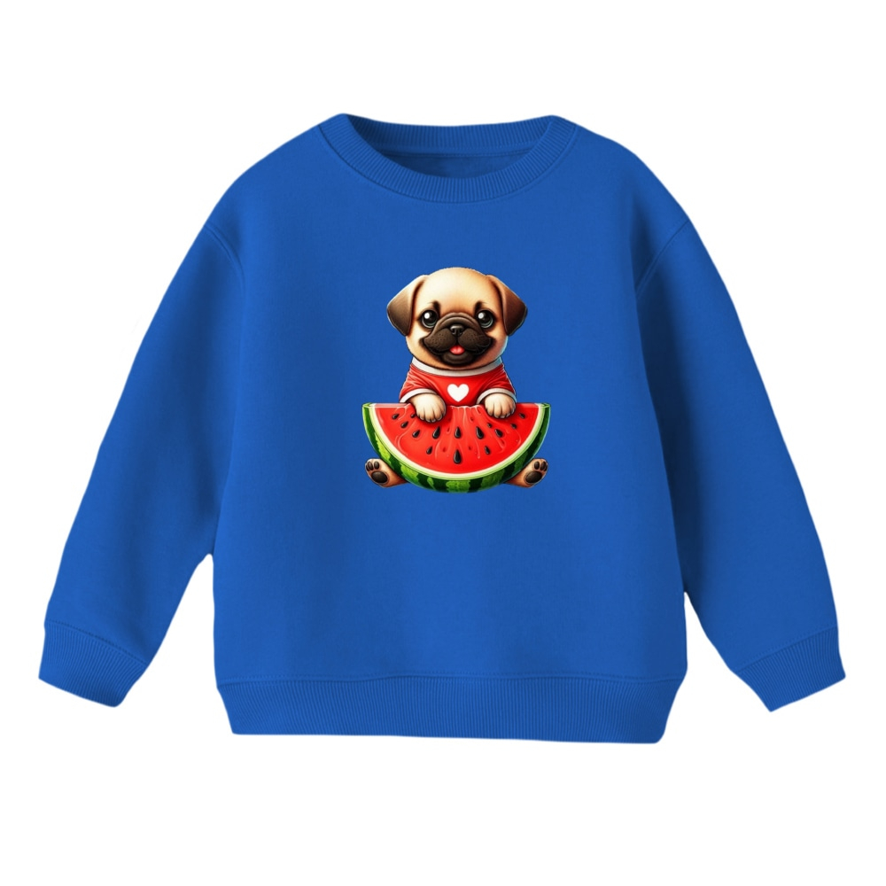 سویشرت بچگانه مدل سگ یلدایی کد 4 رنگ آبی