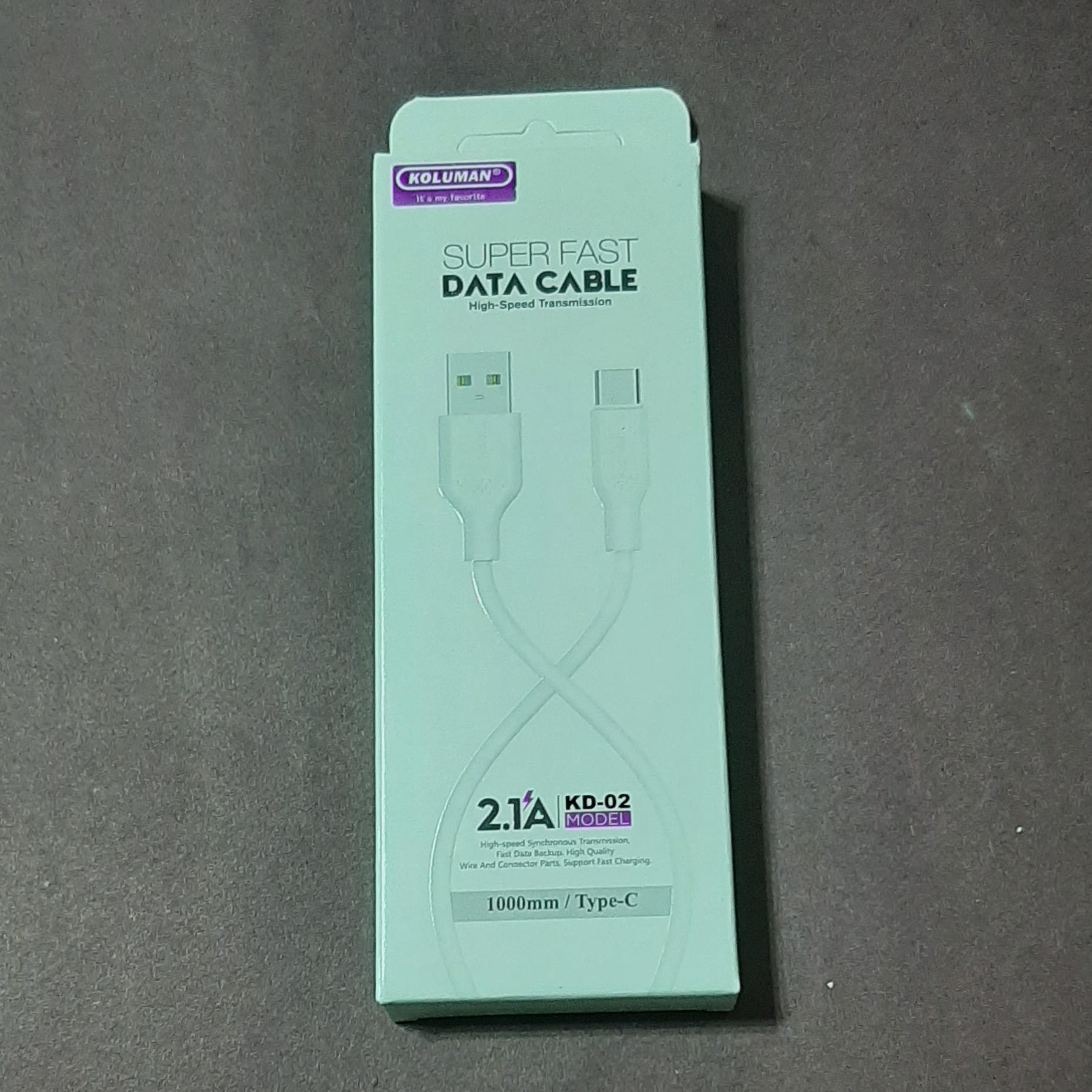 کابل شارژ کلومن KD02 سوپر فست 