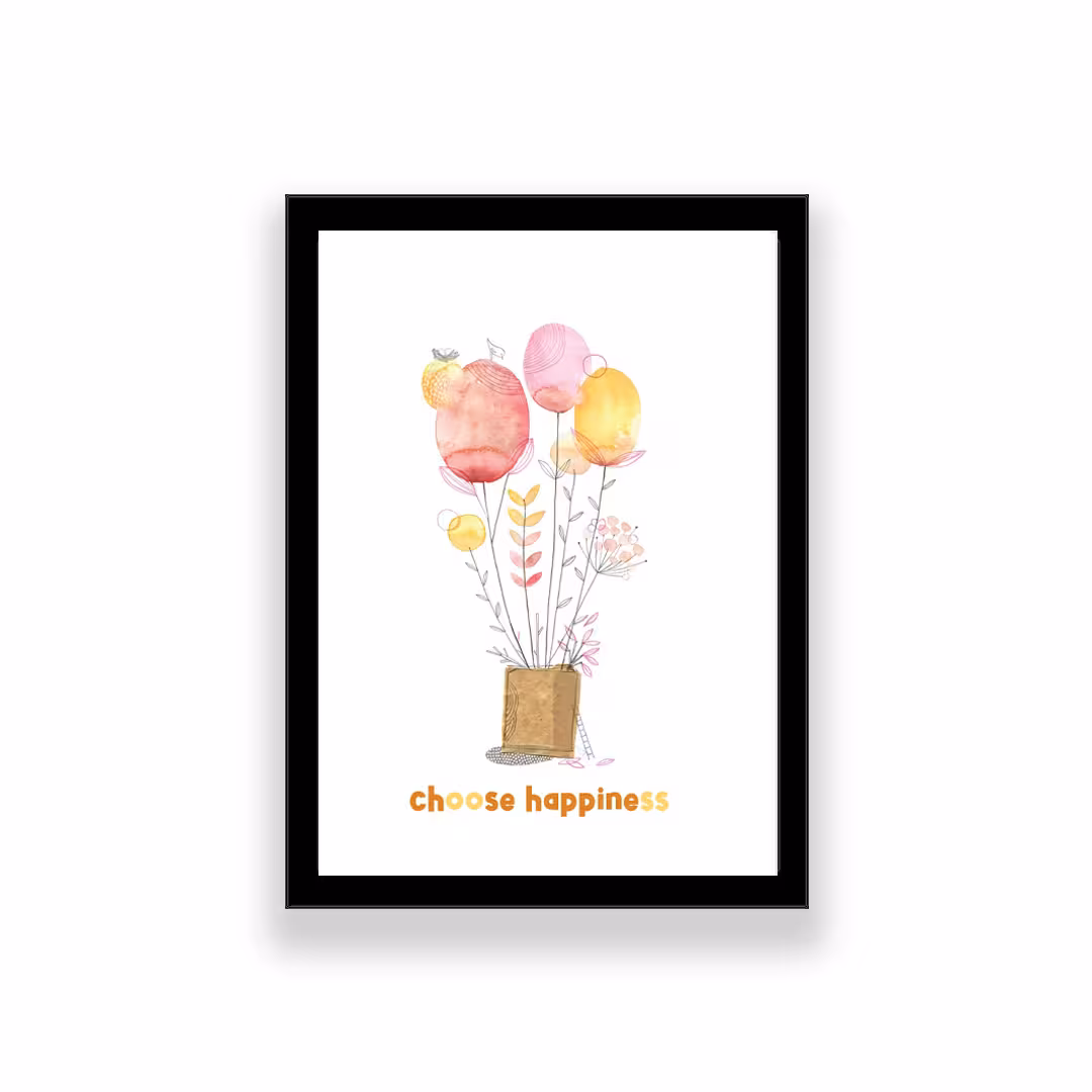 تابلو طرح انگیزشی مدل choose happiness 