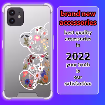 کاور لاین کینگ مدل آینه ایی نشکن طرح خرس مناسب برای گوشی موبایل اپل IPhone 11