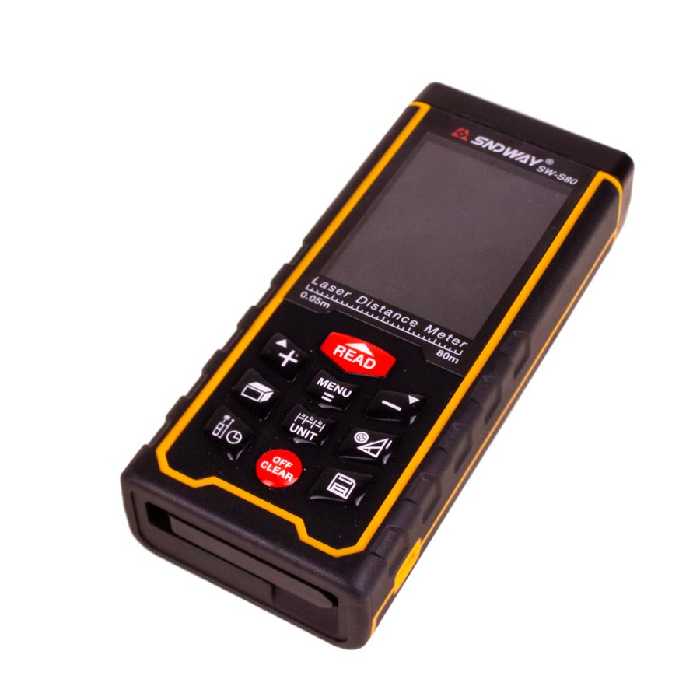 متر لیزری 80 متر سندوی مدل SW-S80