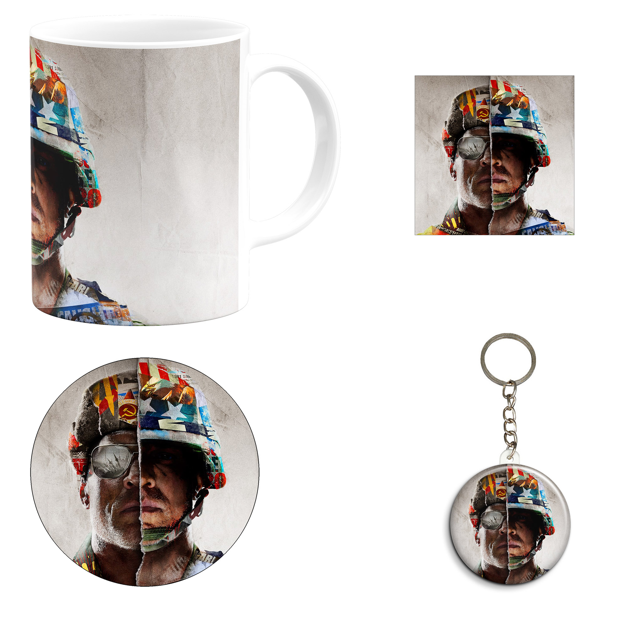 ست هدیه ماگ مدل بازی کال اف دیوتی طرح call of duty کد M36