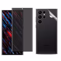 محافظ صفحه نمایش حریم شخصی بادیگارد مدل HydroGel مناسب برای گوشی موبایل سامسونگ Galaxy S23 Ultra به همراه محافظ پشت گوشی | کالا مکس