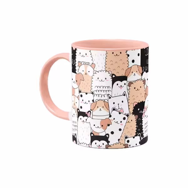 ماگ مدل سگ های فانتزی