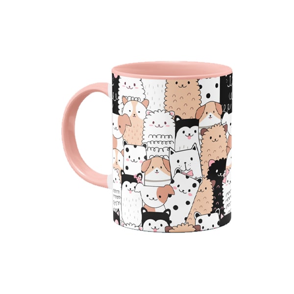 ماگ مدل سگ های فانتزی