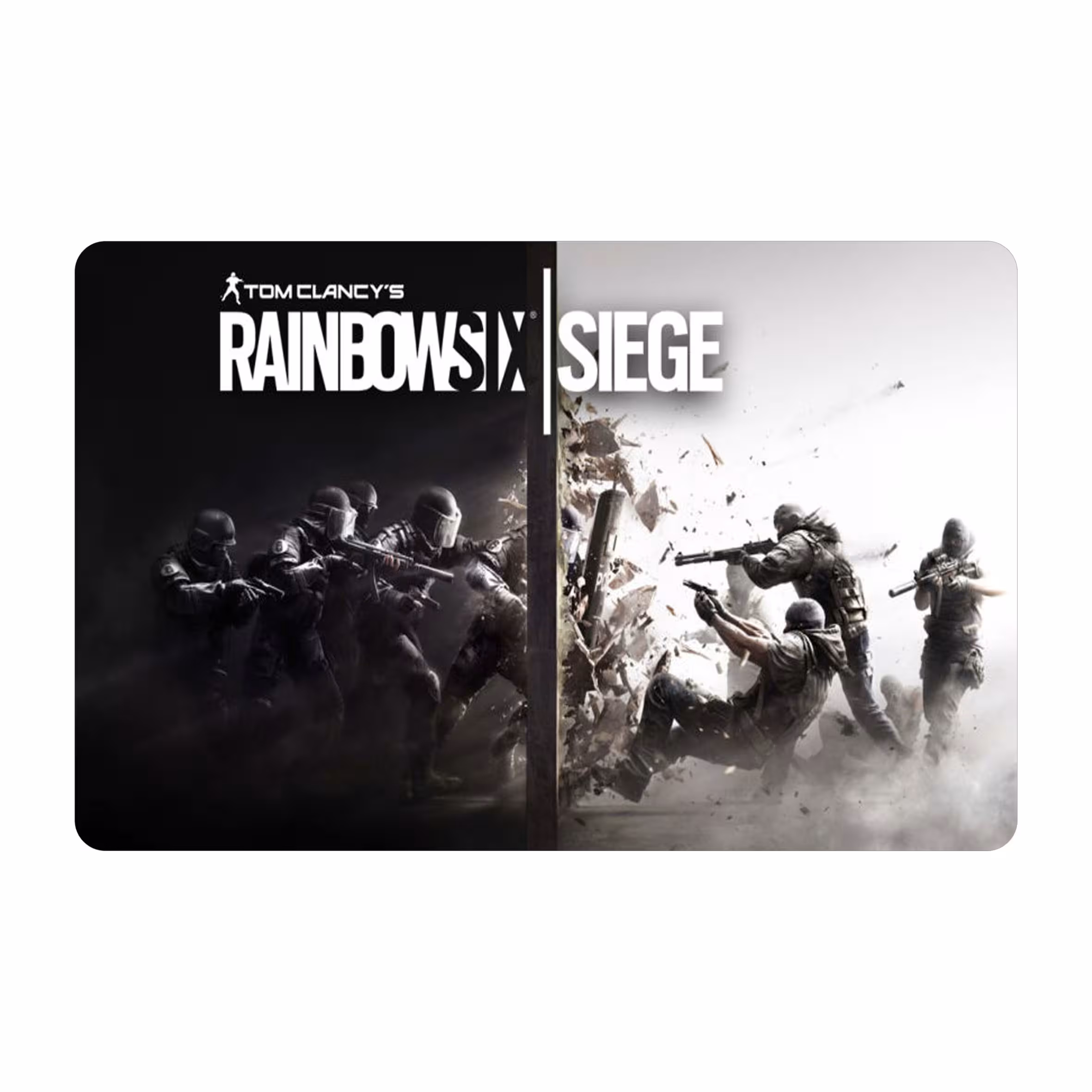ماوس پد طرح rainbow six کد mpb20
