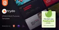 دانلود قالب بوت استرپ Trydo HTML