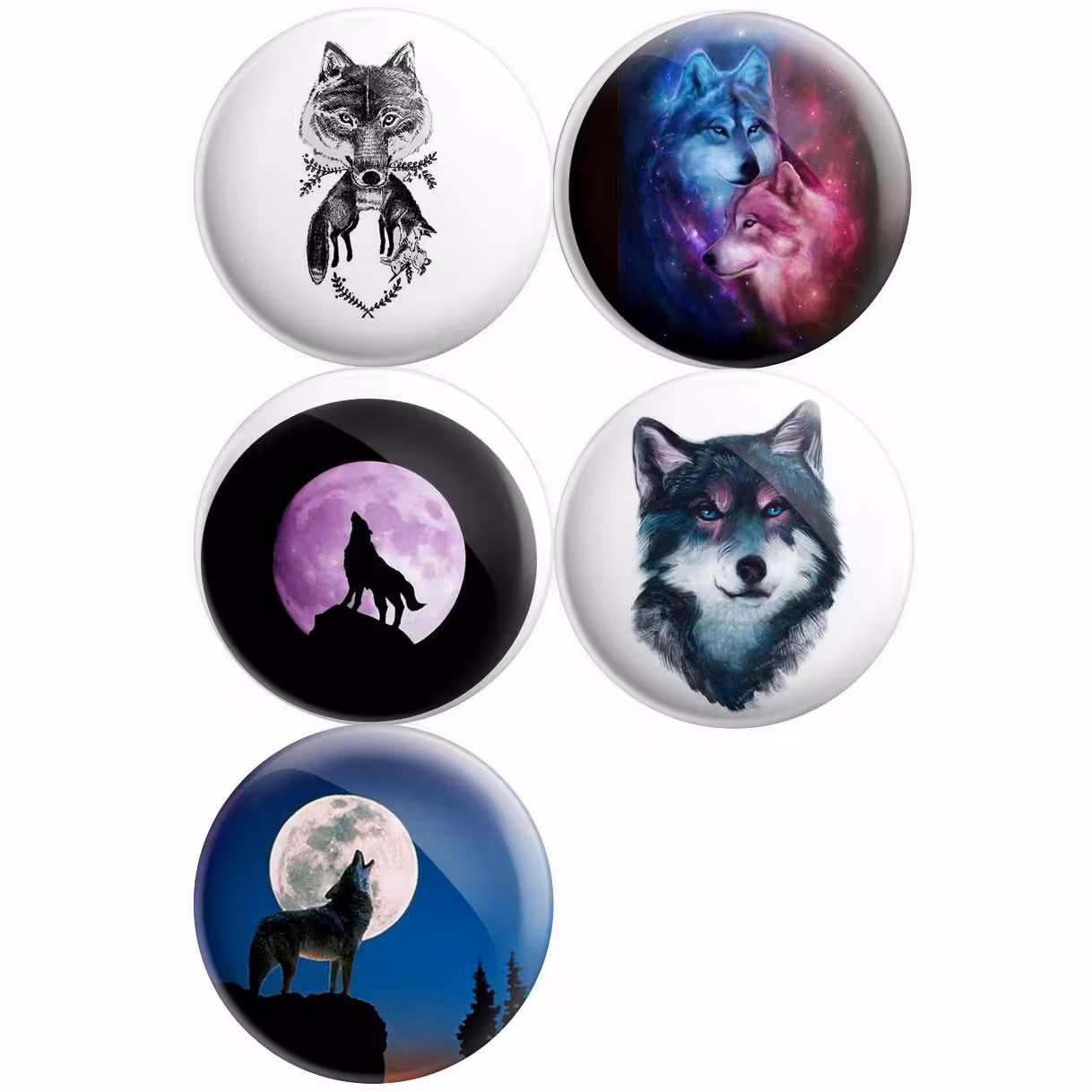 پیکسل پرمانه طرح گرگ کد pmg5.13165 مجموعه 5 عددی