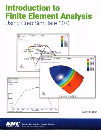 خرید و دانلود نسخه کامل کتاب Introduction to Finite Element Analysis Using Creo Simulate 10.0