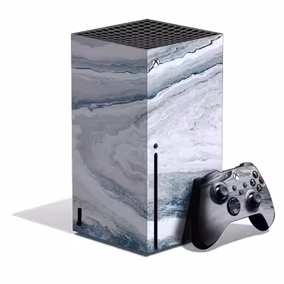 برچسب کنسول بازی Xbox series x طرح ماربل کد 100 مجموعه 5 عددی 