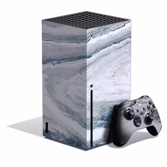 برچسب کنسول بازی Xbox series x طرح ماربل کد 100 مجموعه 5 عددی 