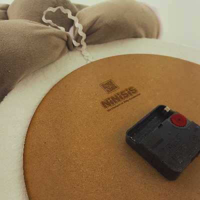 ساعت دیواری کودک نی نی سیس مدل فیل کد W-F/W