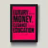 تابلو مدل انگیزشی Luxury Money کد S2504-b