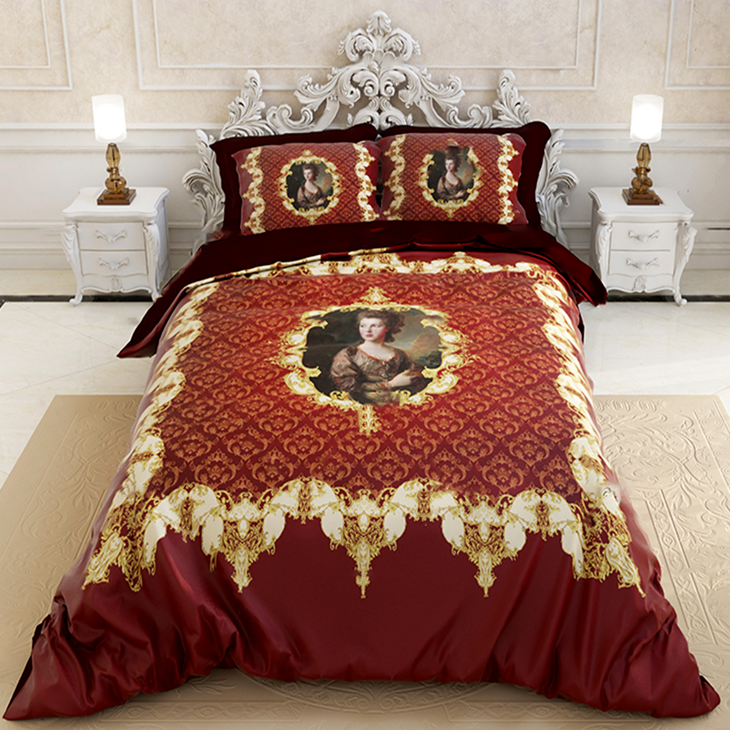 سرویس خواب مدل ترکسان کد D188 دو نفره 6 تکه