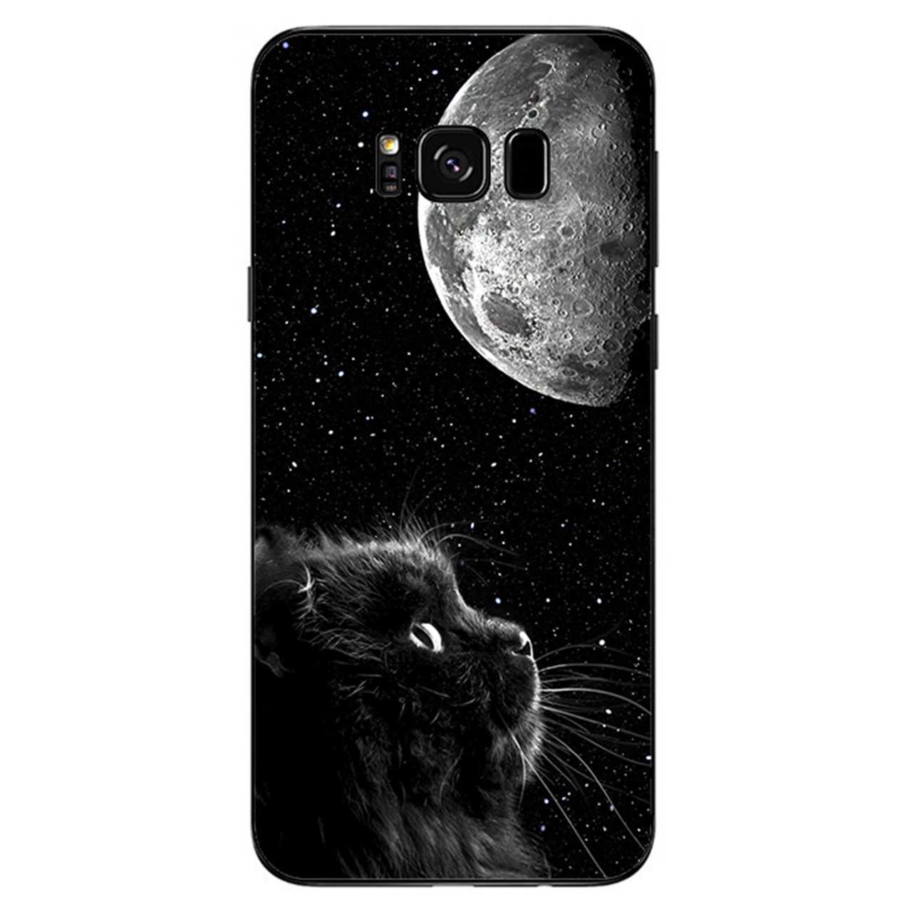 کاور مگافون طرح گربه مدل 1882 مناسب برای گوشی موبایل سامسونگ Galaxy S8