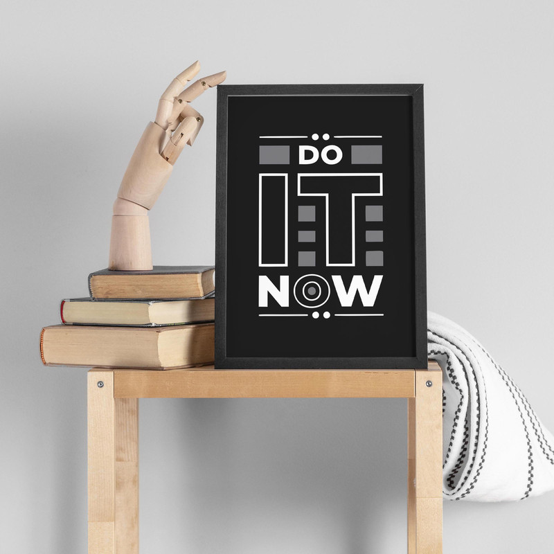 تابلو مدل همین حالا انجامش بده کد BDIN1 | دنیای قاب