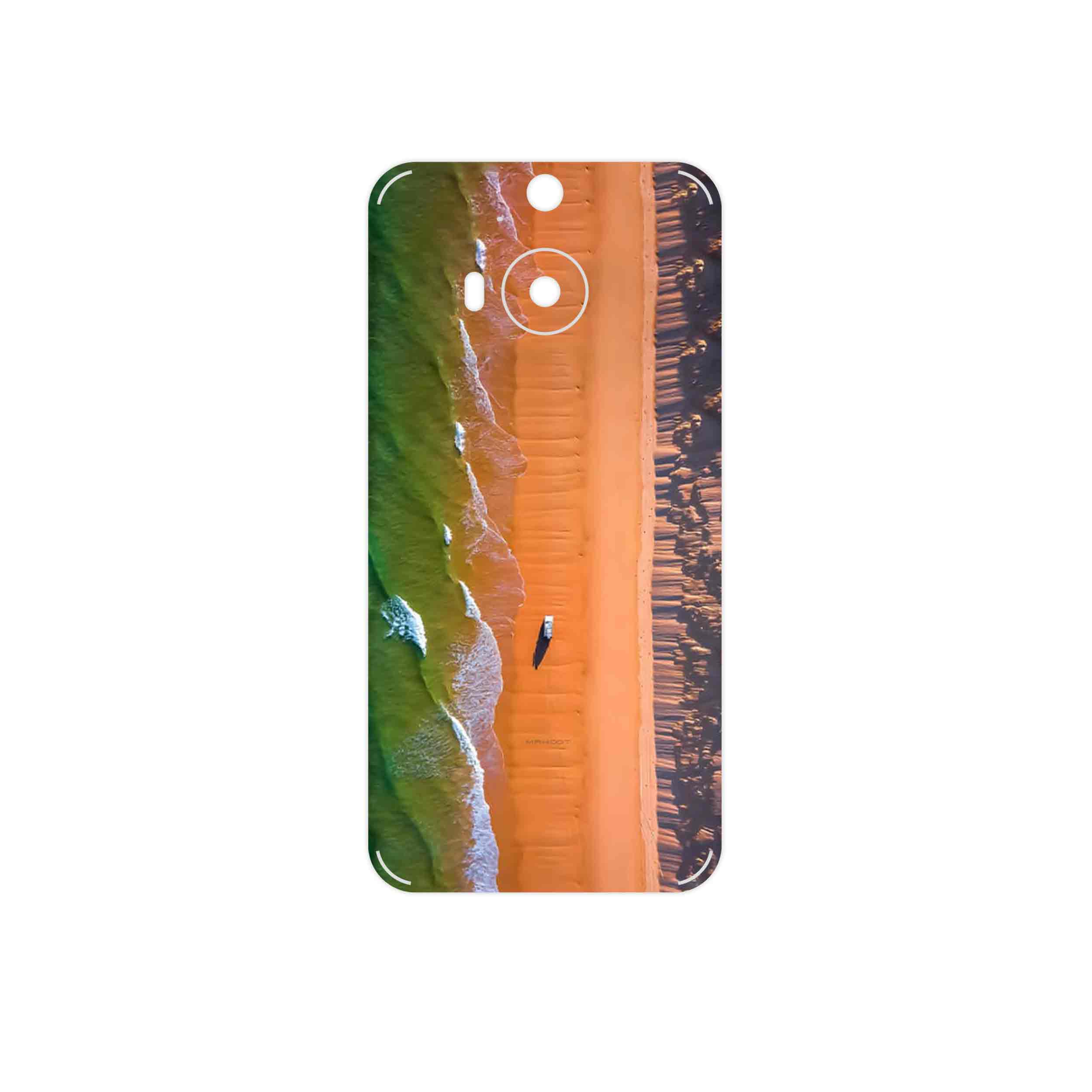 برچسب پوششی ماهوت مدل Beach and Green Sea مناسب برای گوشی موبایل اچ تی سی One M9 Plus