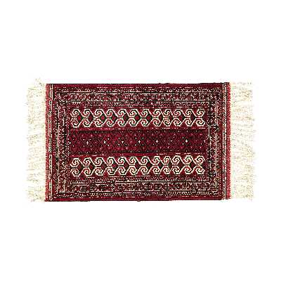 فرش دستباف یک متری طرح ترکمن کد STD-020