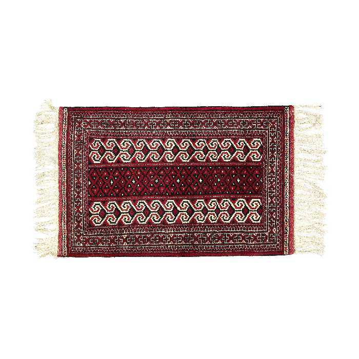 فرش دستباف یک متری طرح ترکمن کد STD-020