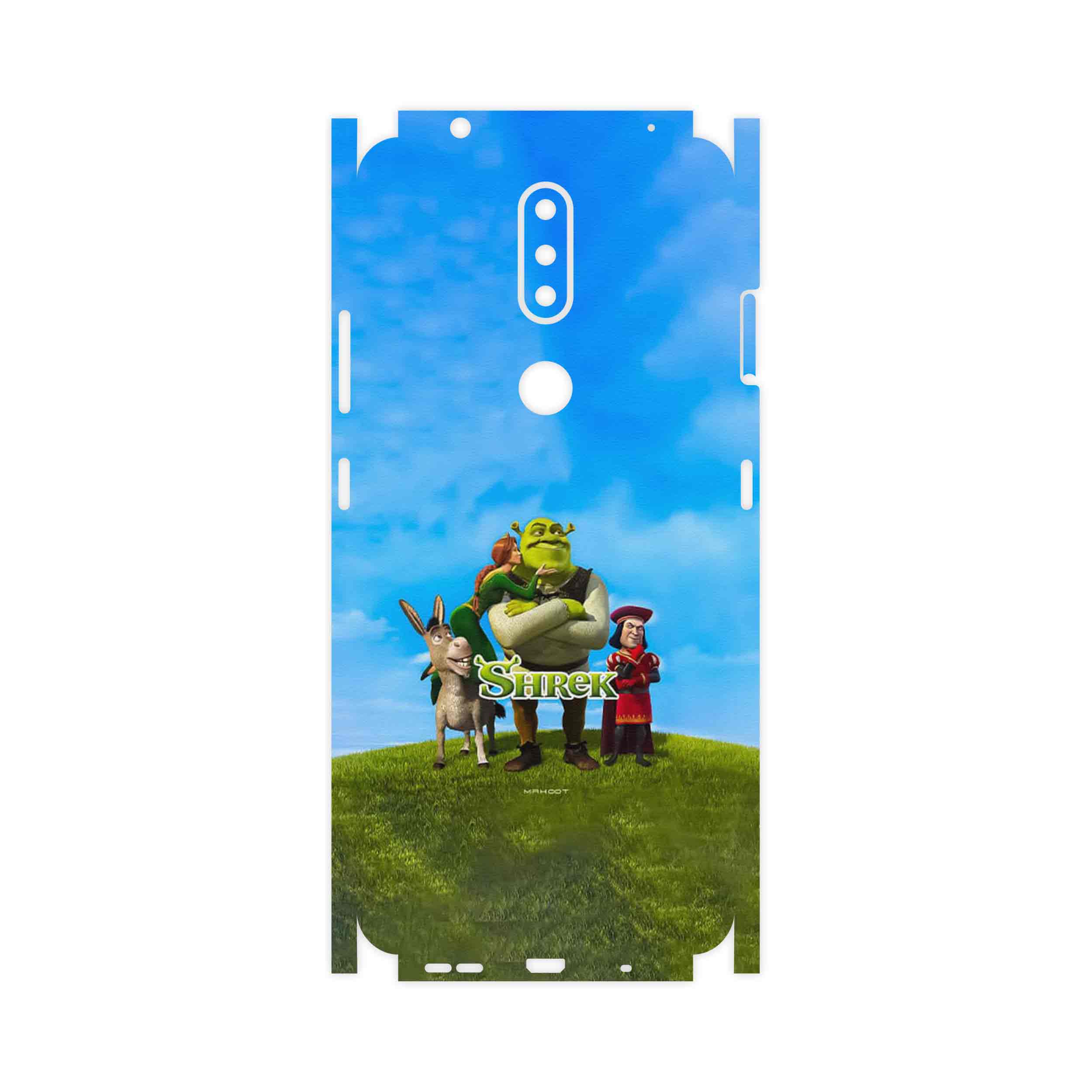 برچسب پوششی ماهوت مدل Shrek-FullSkin مناسب برای گوشی موبایل نوکیا 2.4