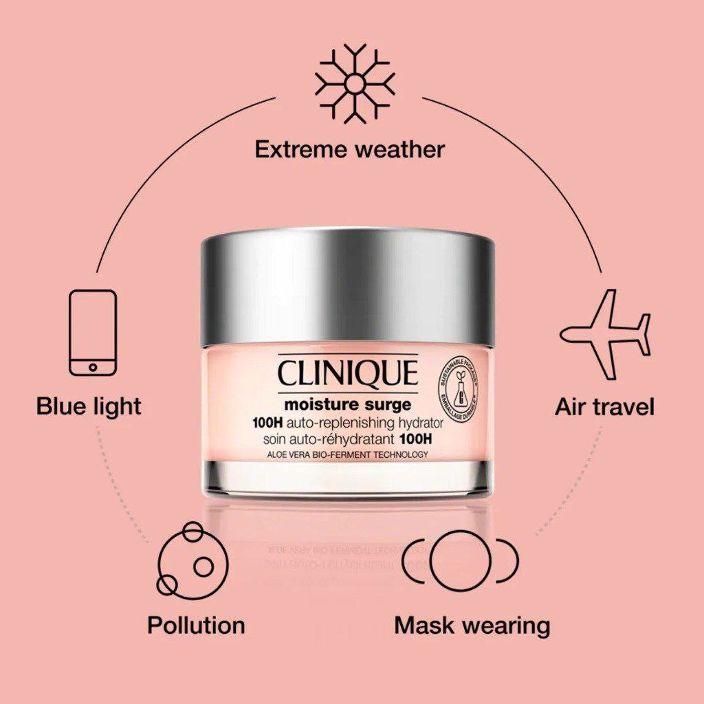 آبرسان مویسچر سرج 100 ساعته برند کلینیک 50میل
Clinique
Moisture surge 100 hour