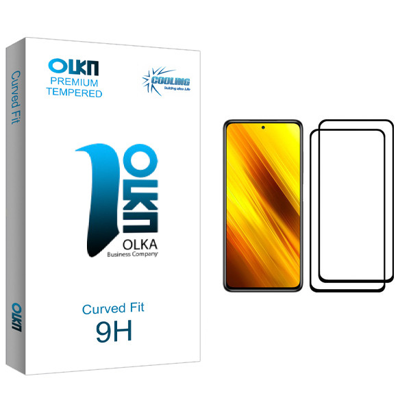 محافظ صفحه نمایش کولینگ مدل Olka glass مناسب برای گوشی موبایل شیائومی Poco X3 NFC بسته دو عددی | کالا برتری