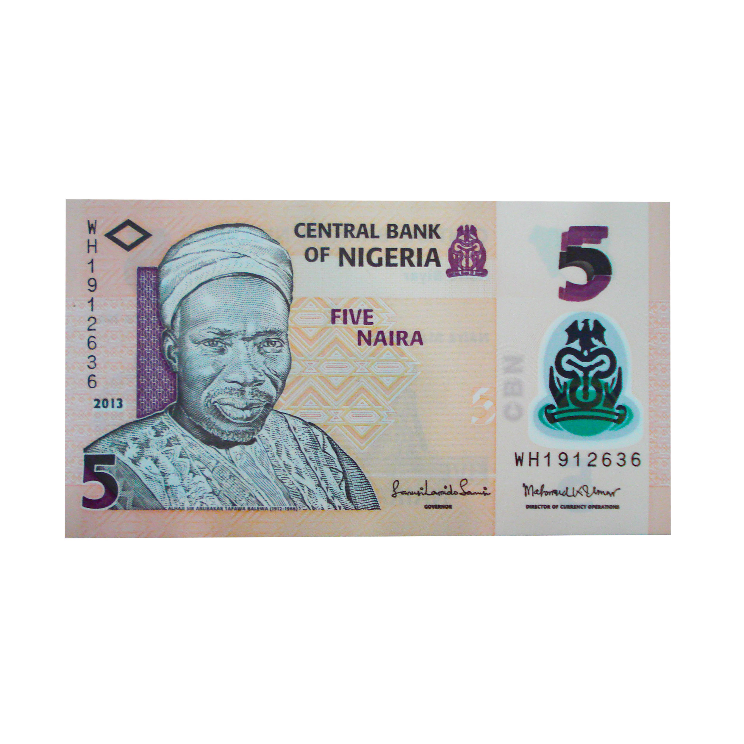 اسکناس تزئینی مدل نیجریه کد FG-111