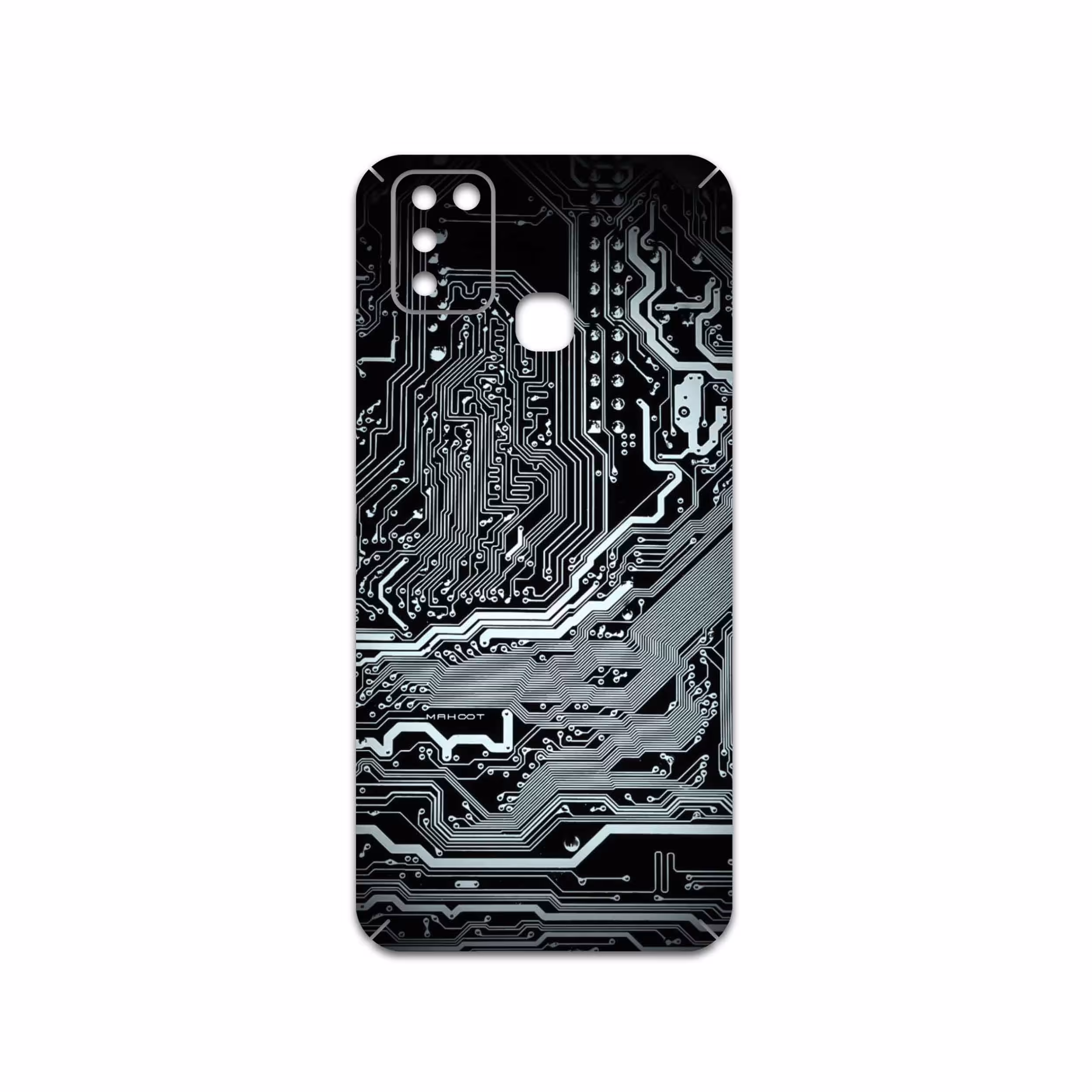 برچسب پوششی ماهوت مدل Black-Printed-Circuit-Board مناسب برای گوشی موبایل اینفینیکس Smart 6 X657B