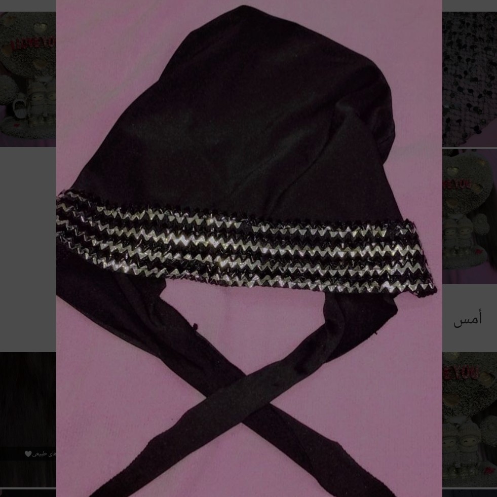 هدبند طرح دار