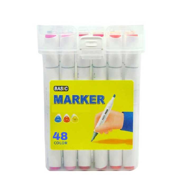 ماژیک راندو بیسیک مدل براش بسته 48 عددی 