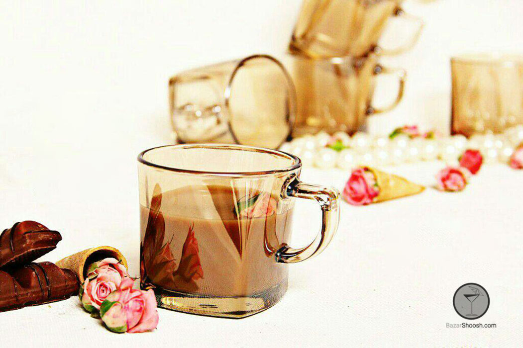 فنجان مربعی کاره شامپاینی پاشاباغچه کد 55979