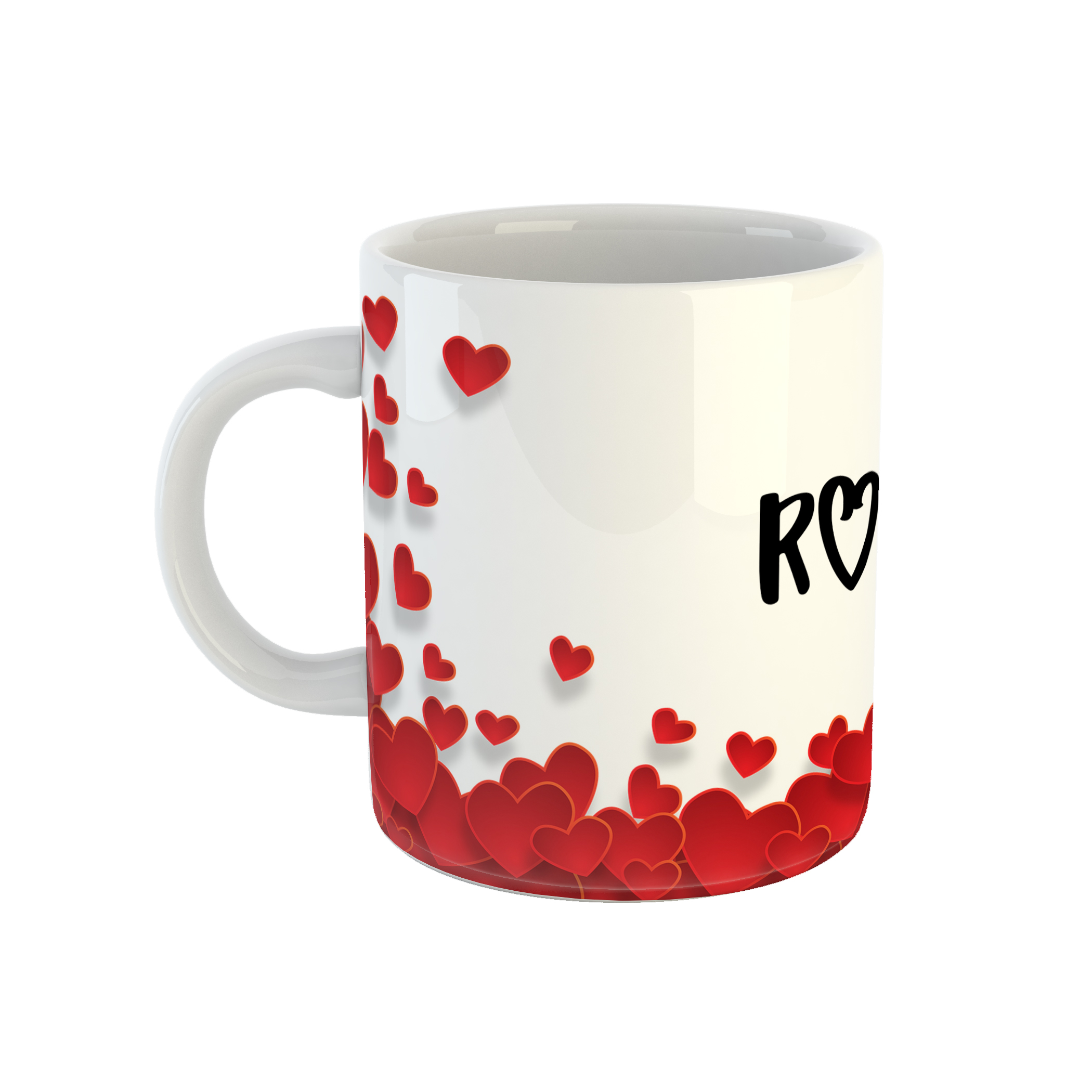 ماگ طرح قلب مدل رز