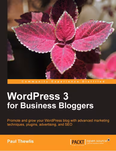 خرید و دانلود نسخه کامل کتاب WordPress 3 For Business Bloggers