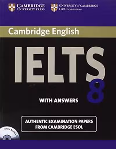 کتاب ielts Cambridge 8 CD کتاب ایلتس 8 کمبریج