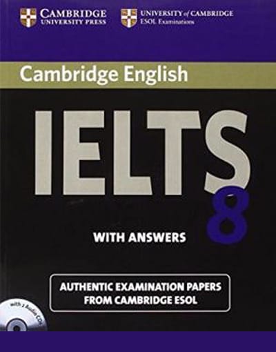 کتاب ielts Cambridge 8 CD کتاب ایلتس 8 کمبریج