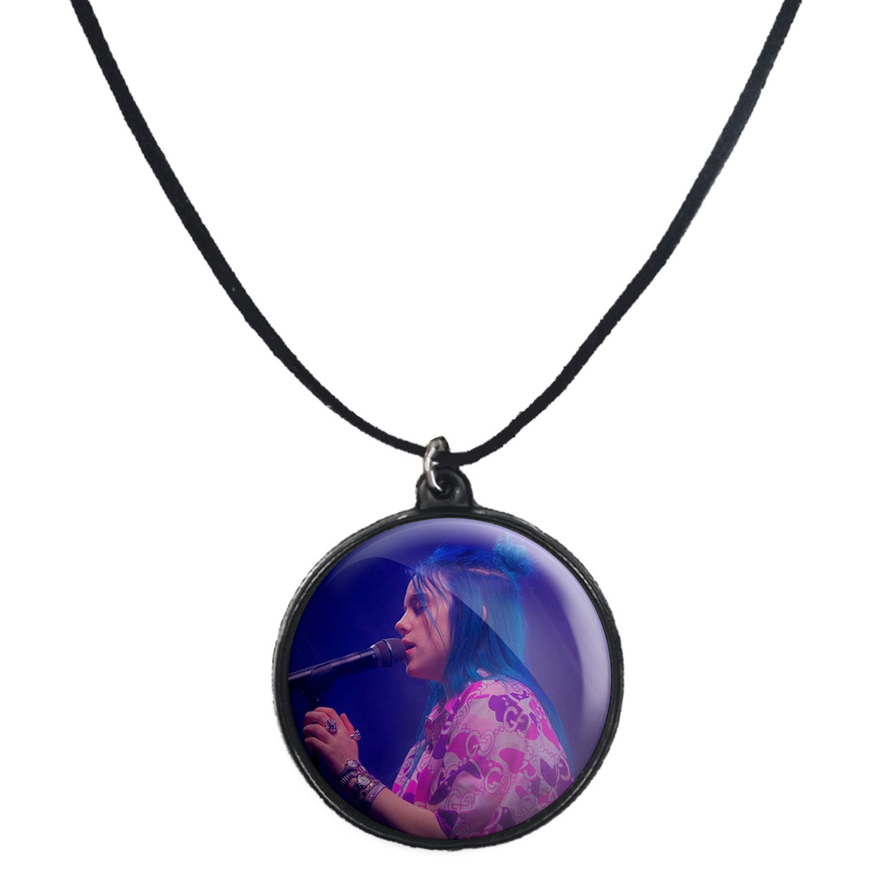 گردنبند پرمانه طرح بیلی آیلیش کد pmb.812 مدل دو طرفه