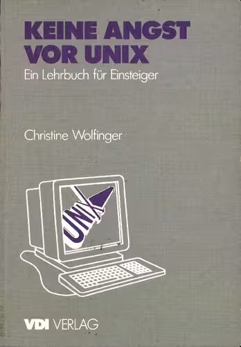 خرید و دانلود نسخه کامل کتاب KEINE ANGST VOR UNIX; Ein Lehrbuch für Einsteiger