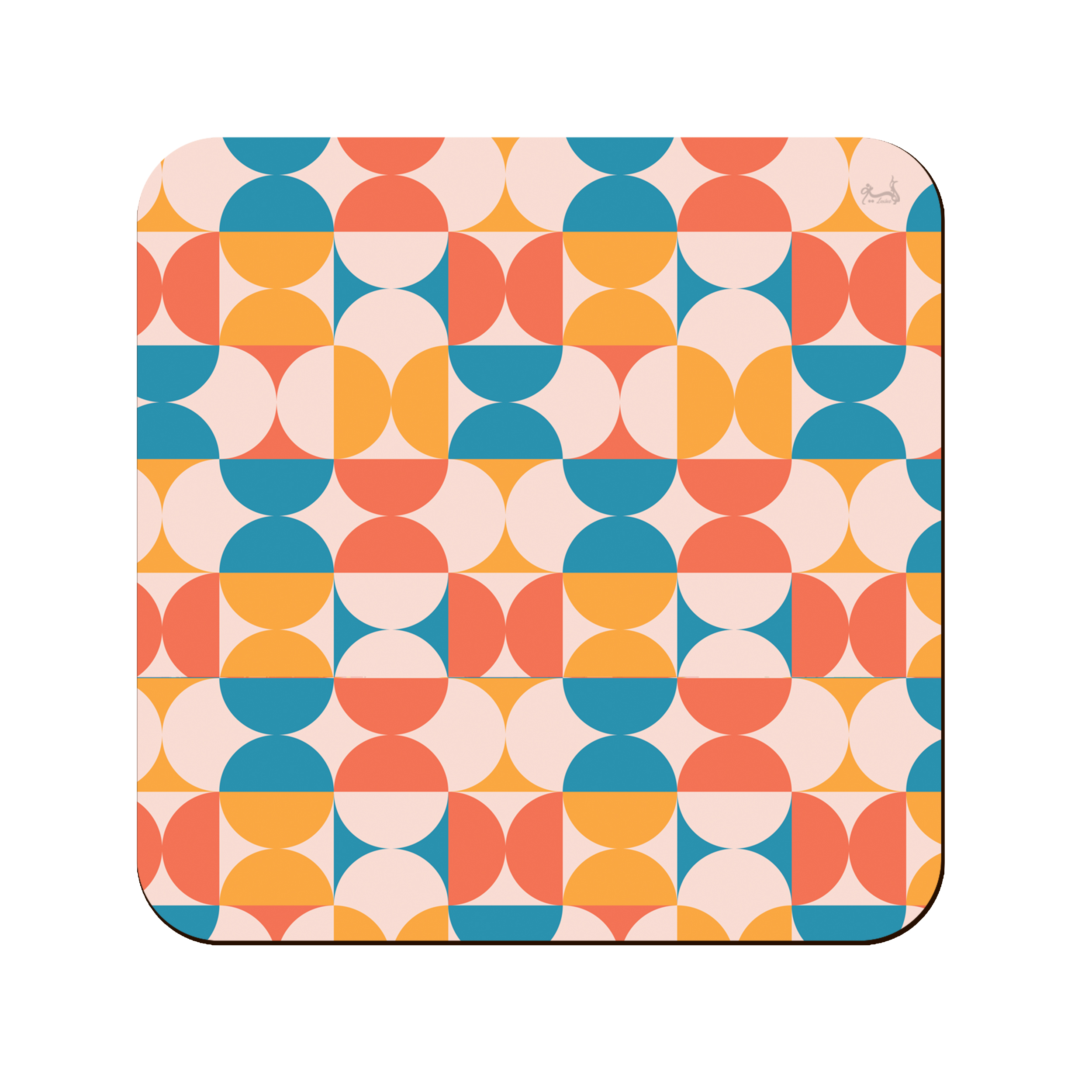 زیر لیوانی لوکسینو مدل طرح هندسی کد 71