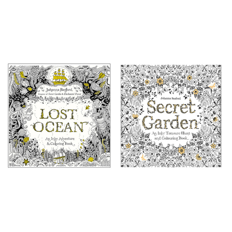 دفتر رنگ آمیزی مدل Lost Secret مجموعه 2 عددی | چاوه
