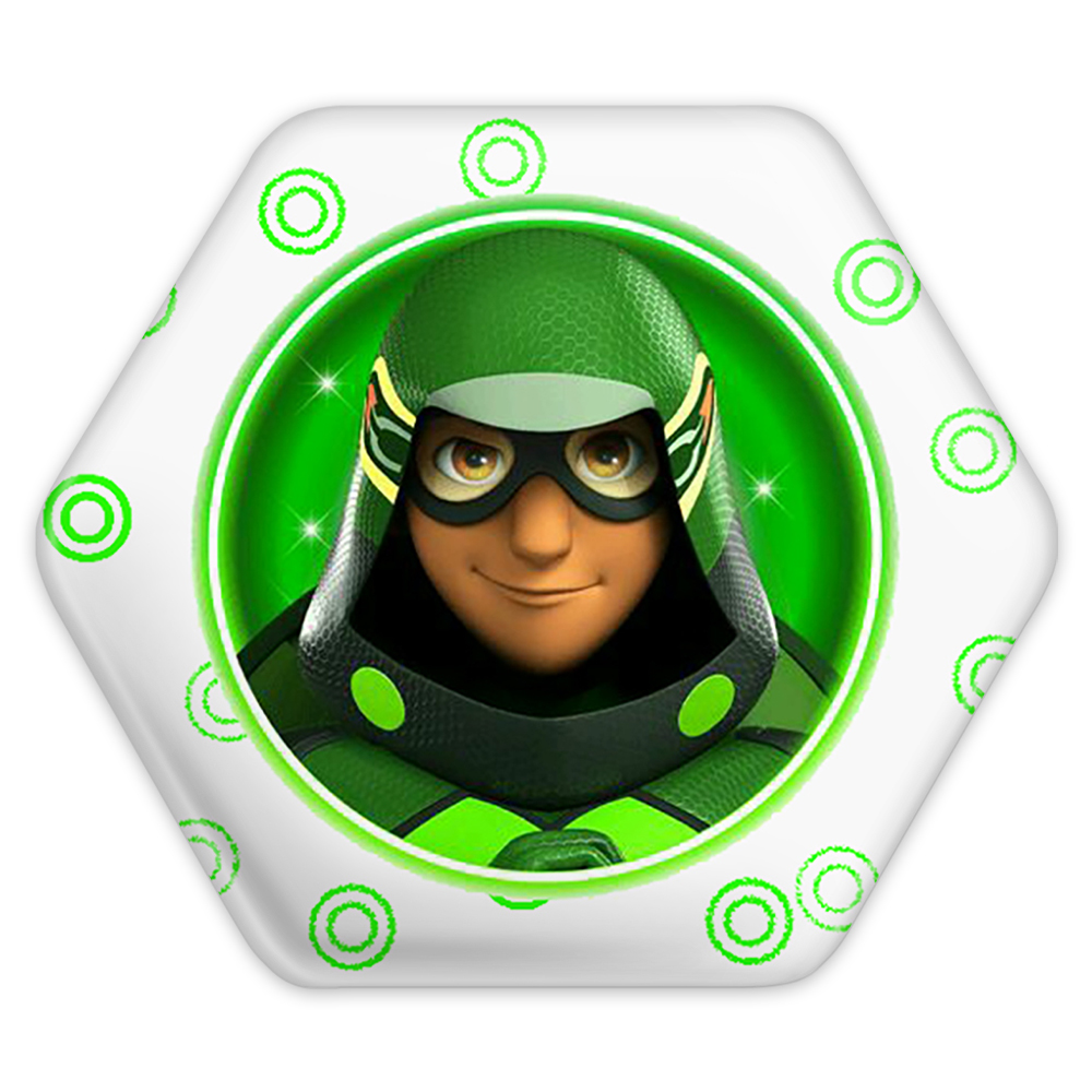 پیکسل خندالو طرح کاراپاس دختر کفشدوزکی مدل شش ضلعی کد 3554