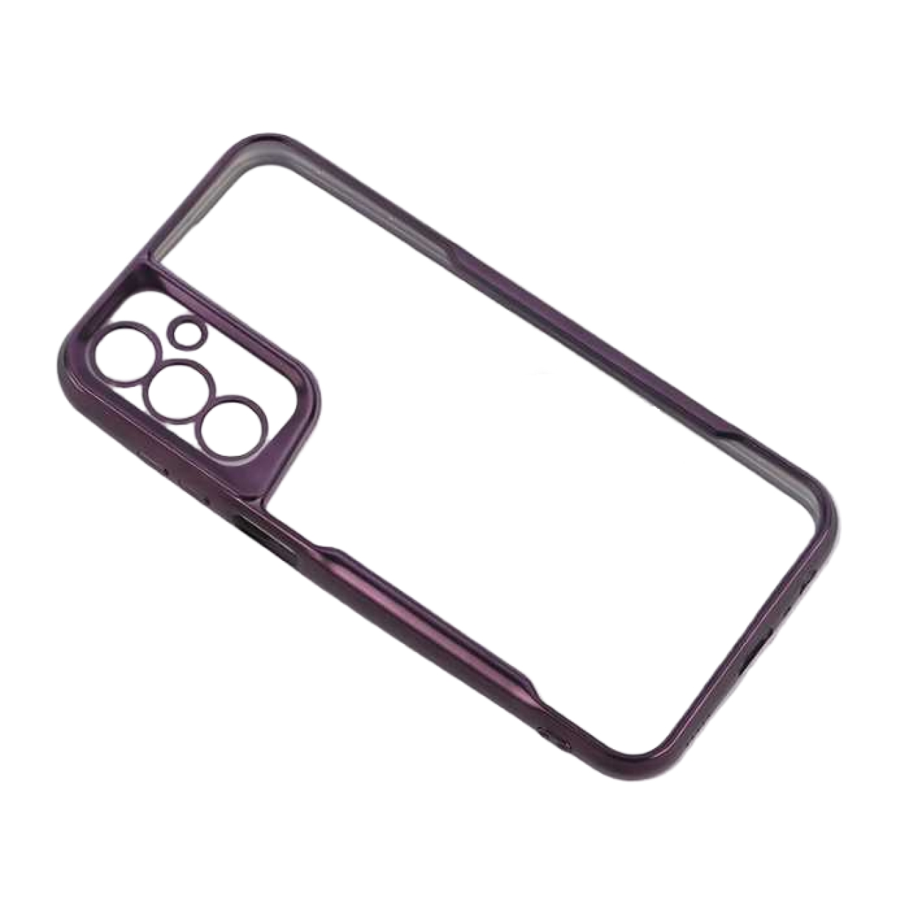 کاور ژله ای شفاف طرح تیتانیوم محافظ لنزدار مناسب برای گوشی سامسونگ Samsung Galaxy A15