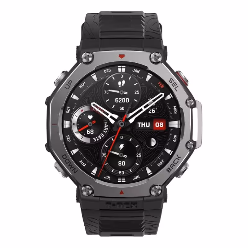 ساعت هوشمند امیزفت Amazfit T-Rex 3 Smartwatch (به همراه بند و کابل شارژ اورجینال) خرید محصولات شیائومی