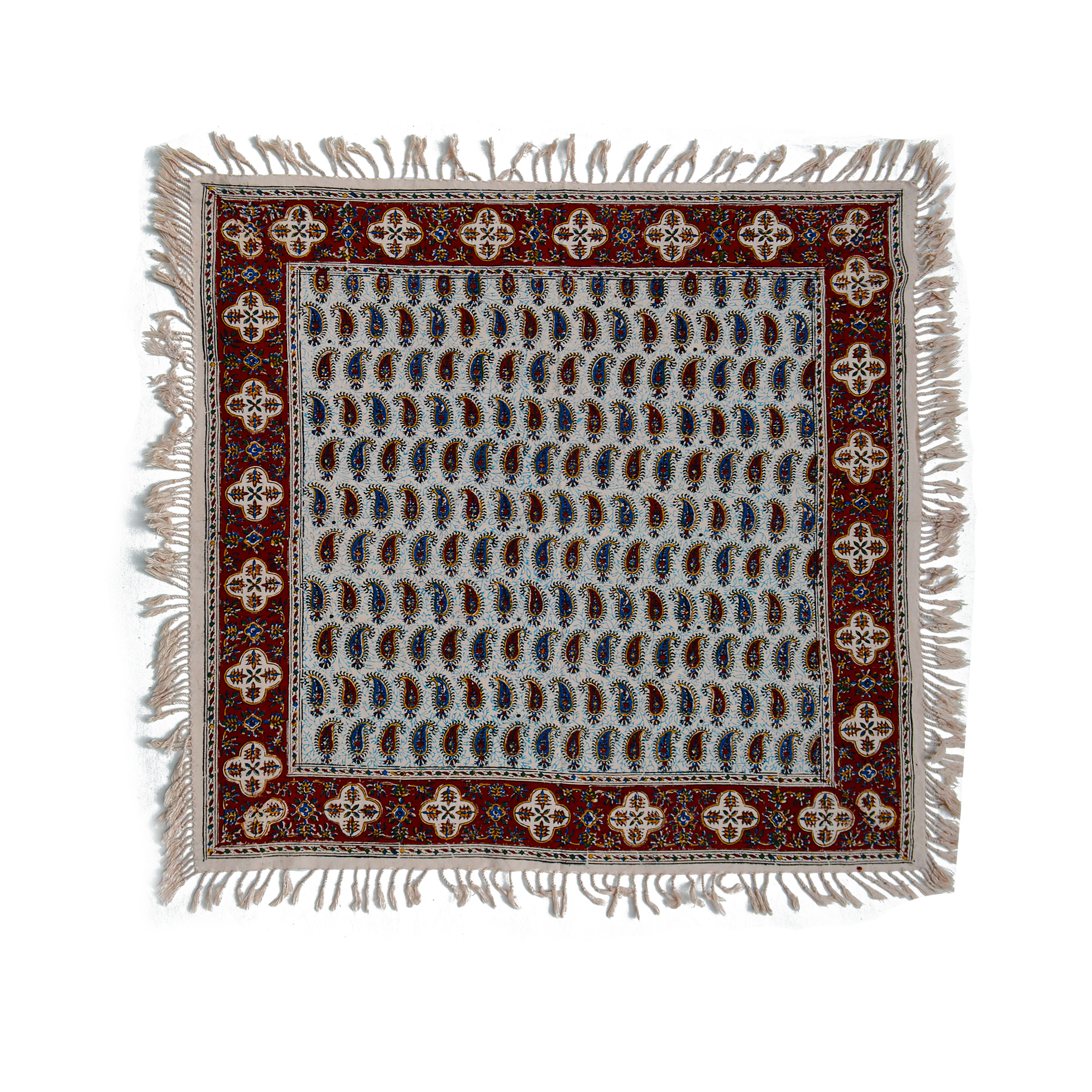 رومیزی قلمكار ممتاز اصفهان طرح بته جقه مدل G203