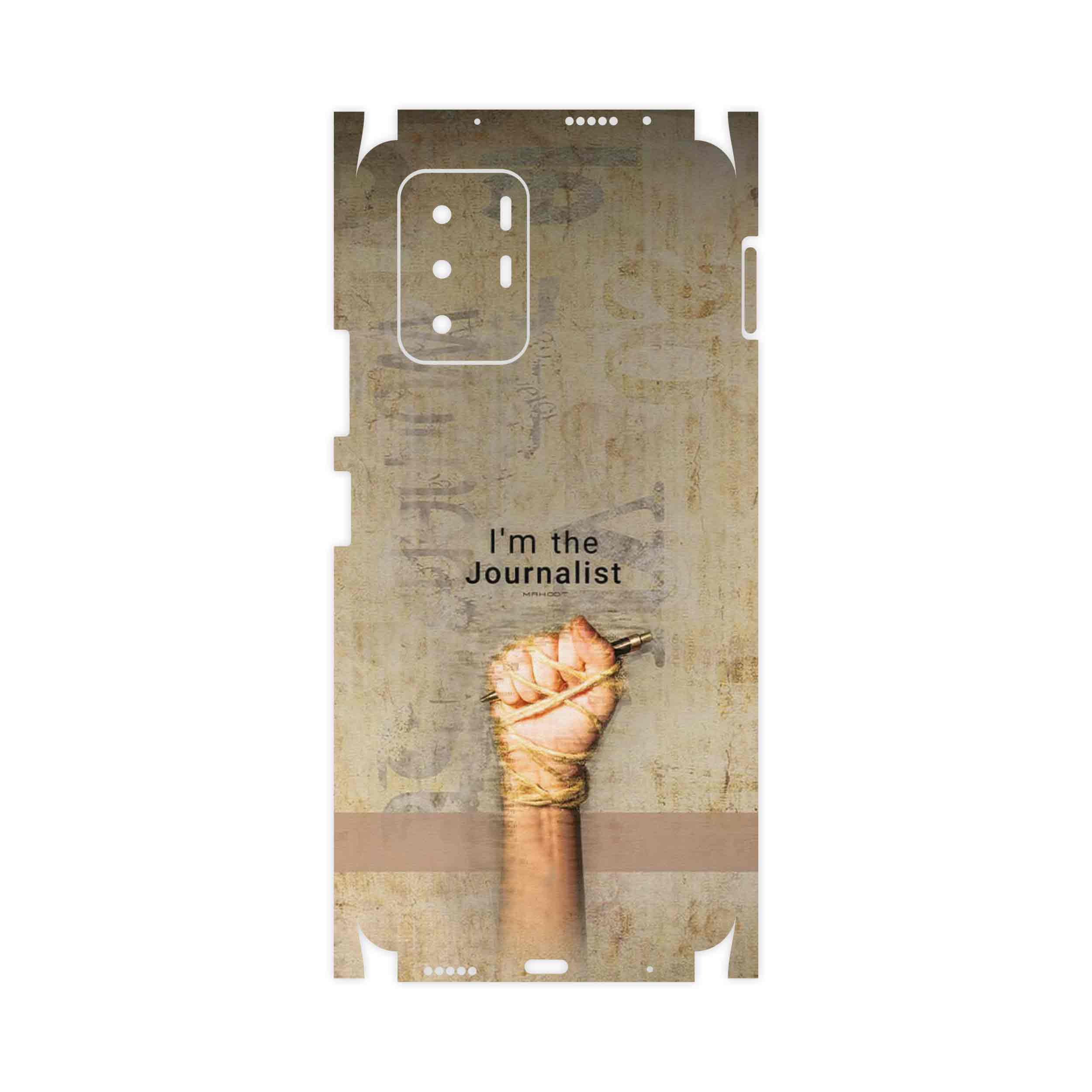 برچسب پوششی ماهوت مدل Journalist-FullSkin مناسب برای گوشی موبایل شیائومی Poco X3 GT 5G