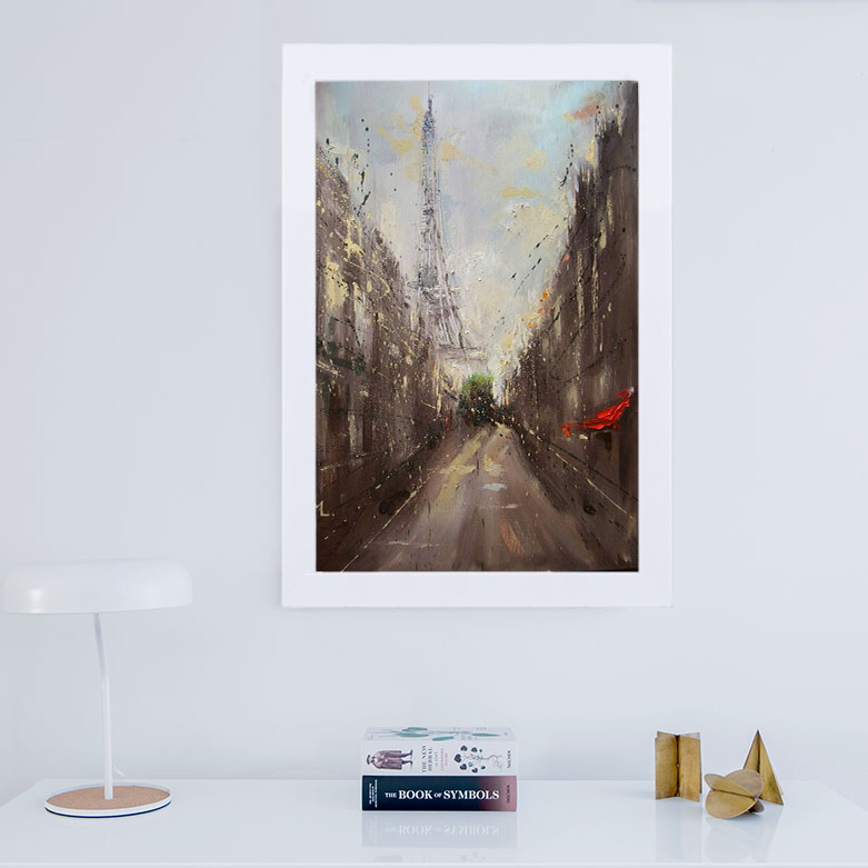 تابلو گالری استاربوی طرح ایفل مدل هنری 33