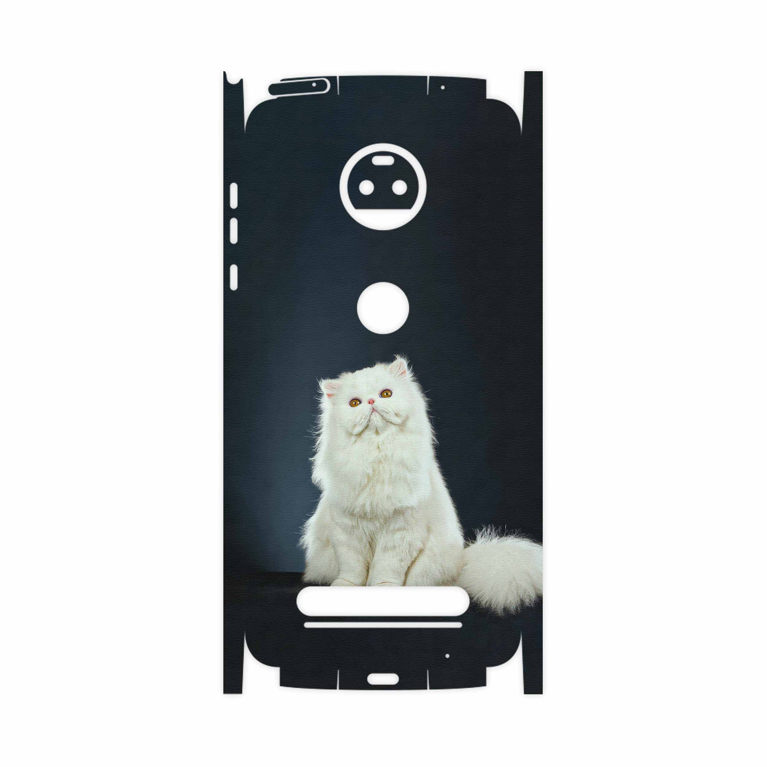 برچسب پوششی ماهوت مدل Persian cat-FullSkin مناسب برای گوشی موبایل موتورولا Moto Z2 Force
