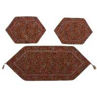 ست 3 تکه رومیزی ترمه کد SET48