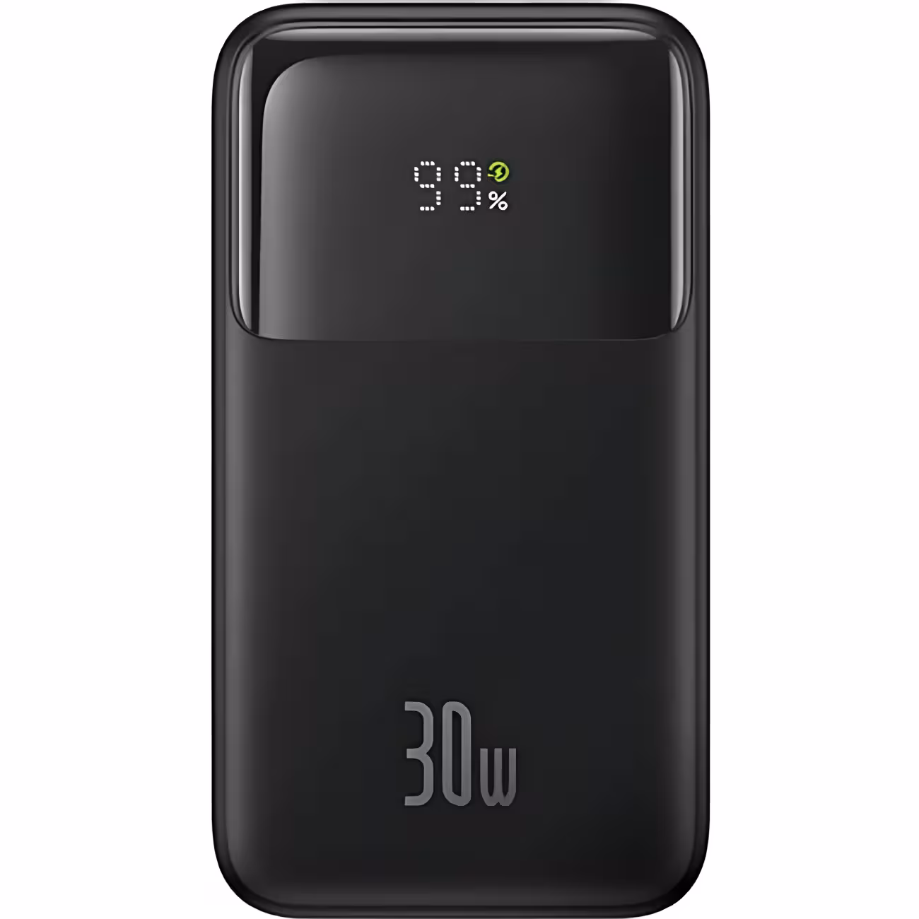 پاوربانک 20000 میلی‌آمپر 30 وات فست شارژ Type-C و USB-A بیسوس PPMD20C